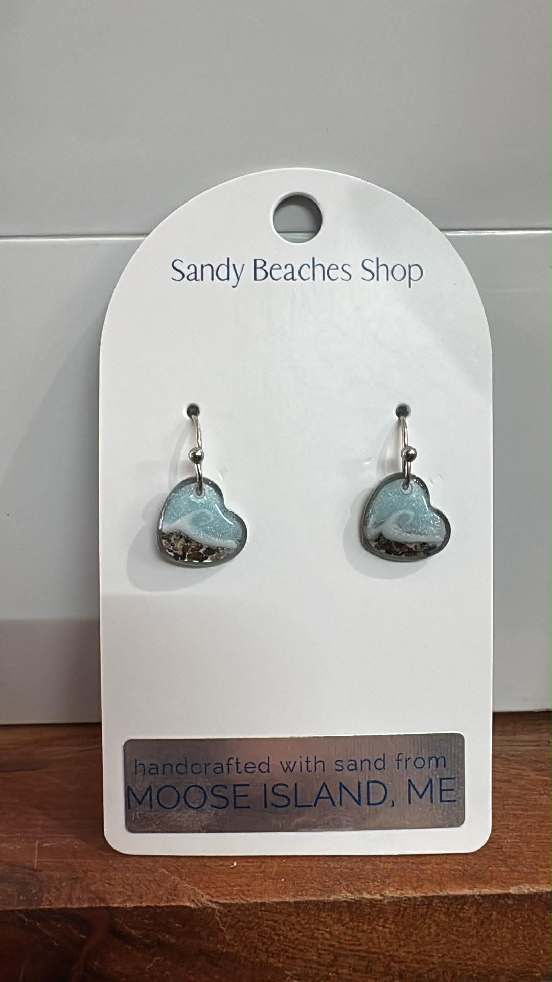 Custom Sand Dangles Silver