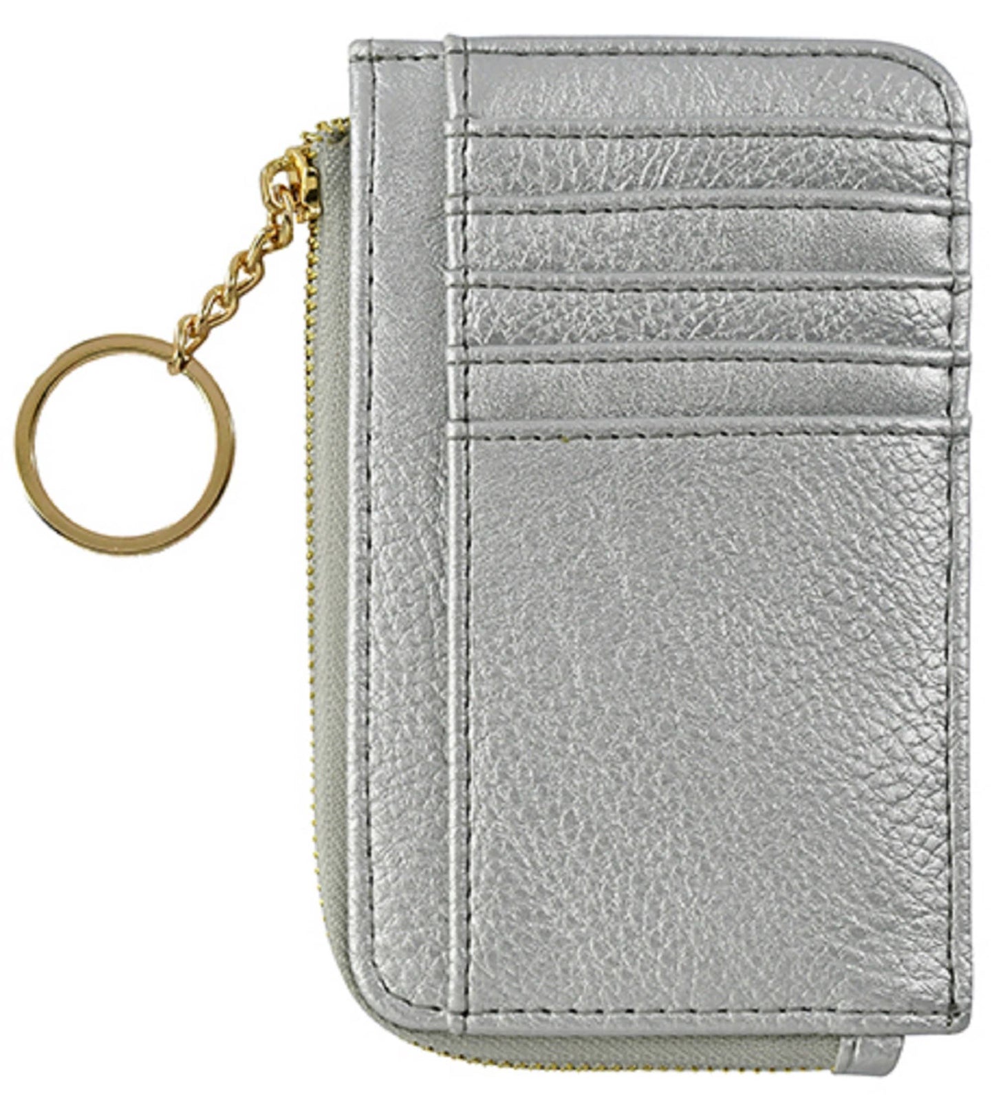 Small Faux Leather Card Holder Wallet