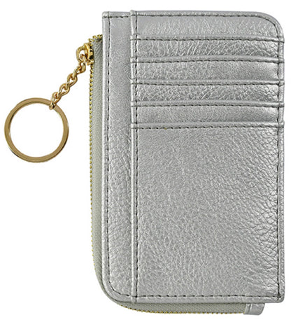 Small Faux Leather Card Holder Wallet