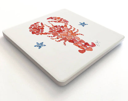 Coastal coasters | Red Lobster coasters