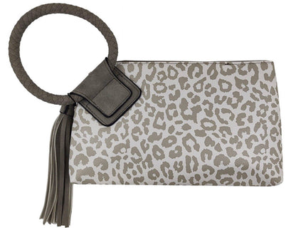 Cuff Handle Tassel Wristlet Clutch