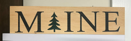 Maine Vacationland Wood Sign