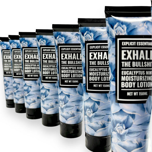 Exhale The Bullshit Hand and Body Lotion, Gift For Women