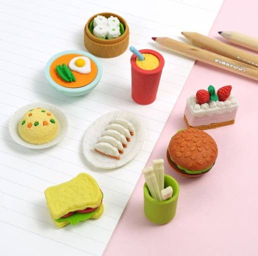 Miniature snackfood Mystery Eraser Box