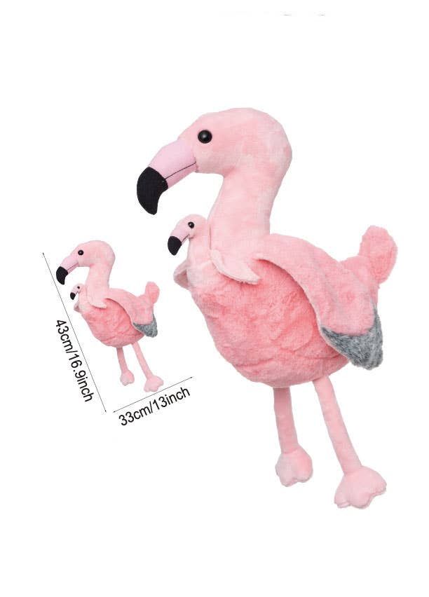 Flamingo Mommy and Baby Stuffed Animal