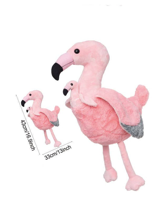 Flamingo Mommy and Baby Stuffed Animal