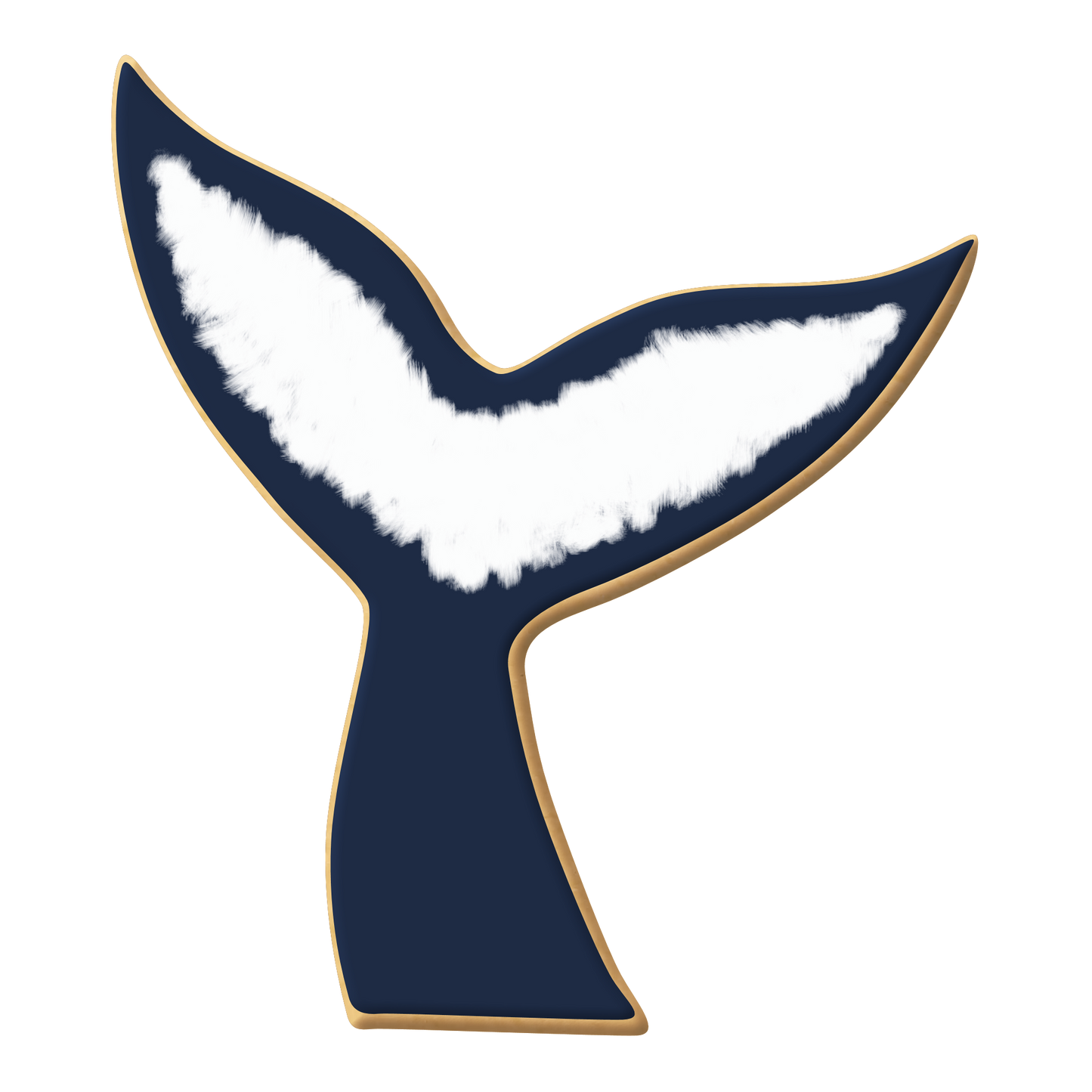 Whale Mermaid Tail Cookie Cutter 3.75"