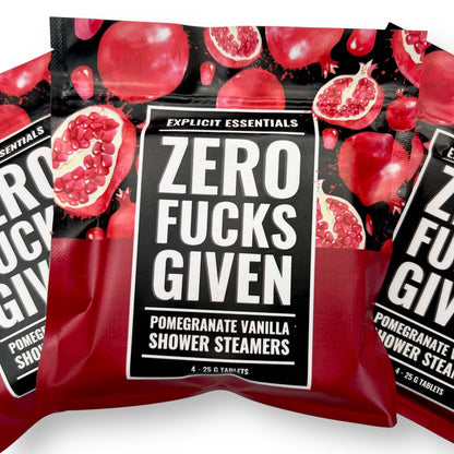 Zero Fucks Given Shower Steamers