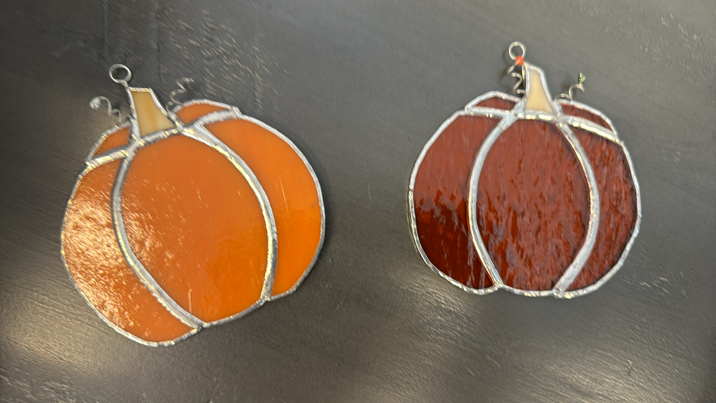Cliff Stained Glass Pumpkins
