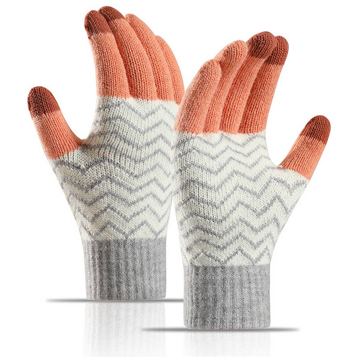 Alpaca Blend Wool Knit Gloves – Thermal Touchscreen