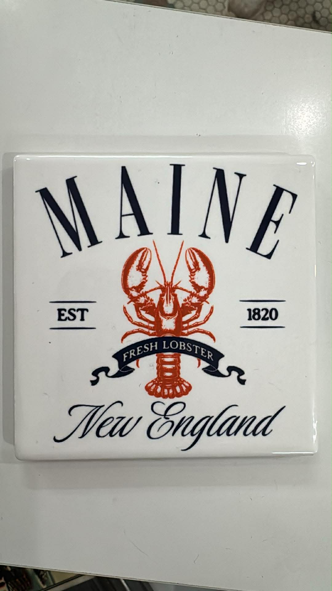 Ceramic Coasters Maine Themed