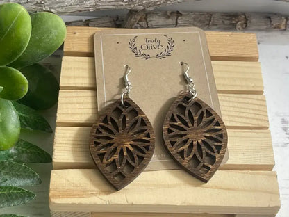 Bohemian Wooden Earrings