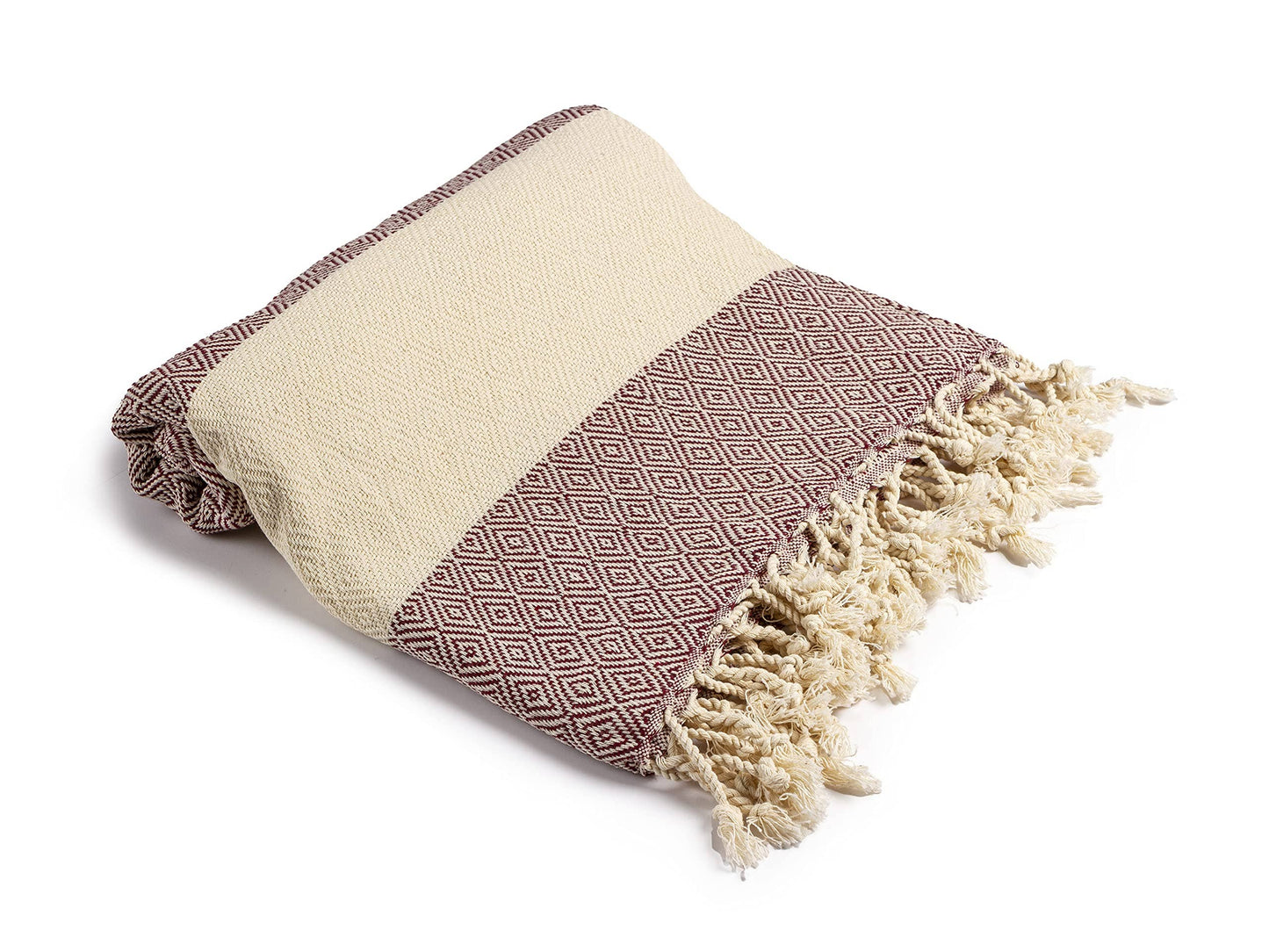 Aegean Concept Turkish Beach Towel, Quick-Dry, Baby Blue