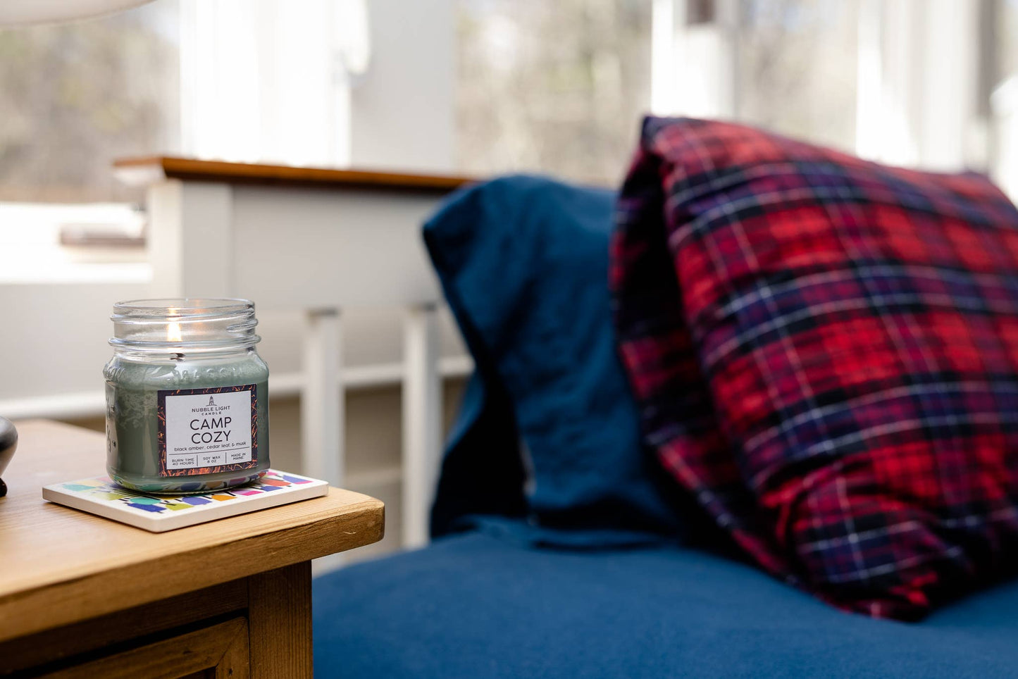 Camp Cozy 8oz. Scented Soy Candle