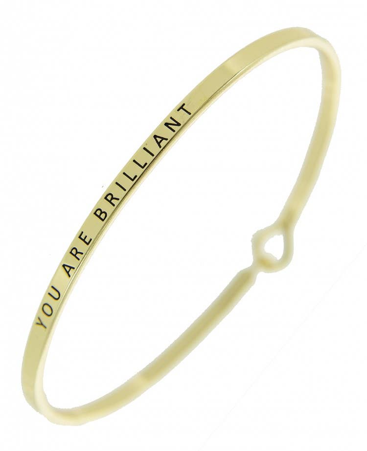 YOU ARE BRILLIANT_3mm Bangle