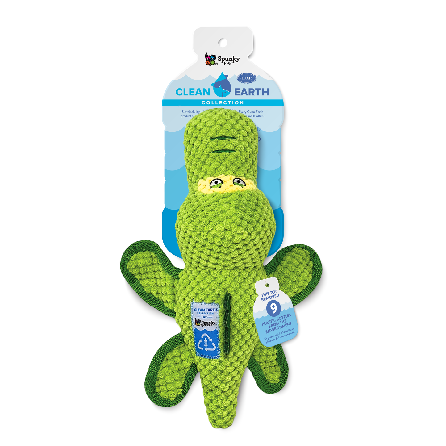 Clean Earth Recycled Plush Dog Toys - 100% Sustainable