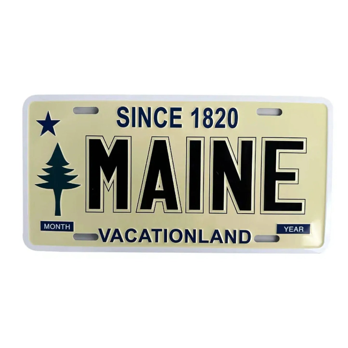 Maine License Plate