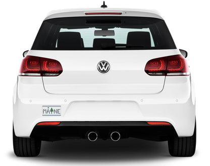 Vinyl Stickers | Maine 1901 flag design Bumper Sticker