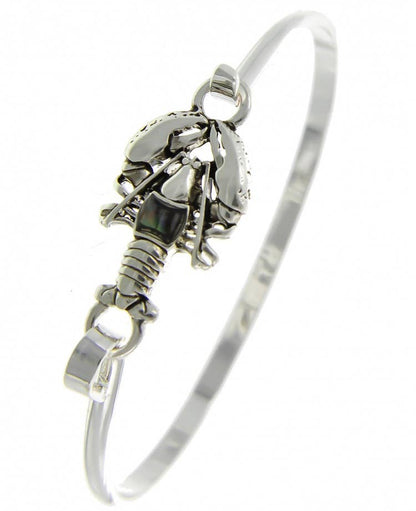 Abalone Lobster Crawfish Casting Bangle Bracelet