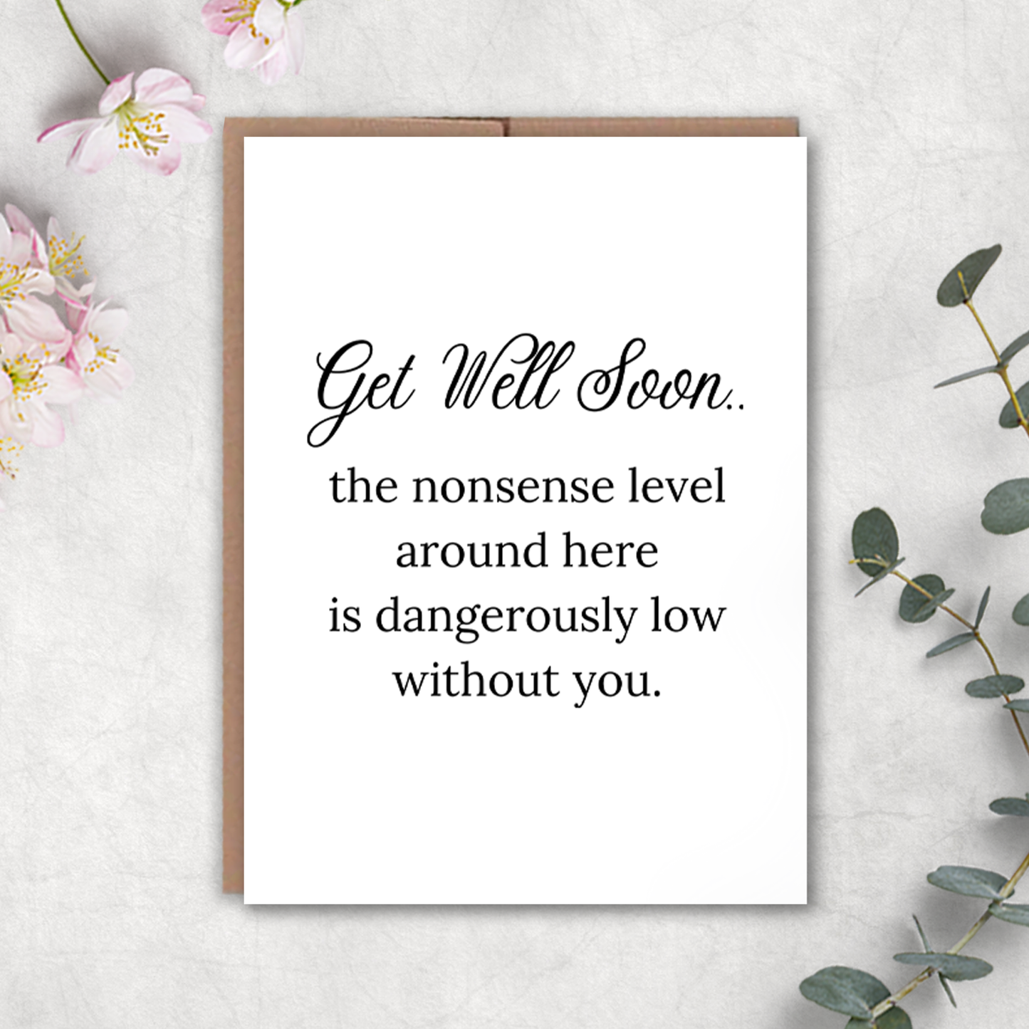 Get Well Soon Card
