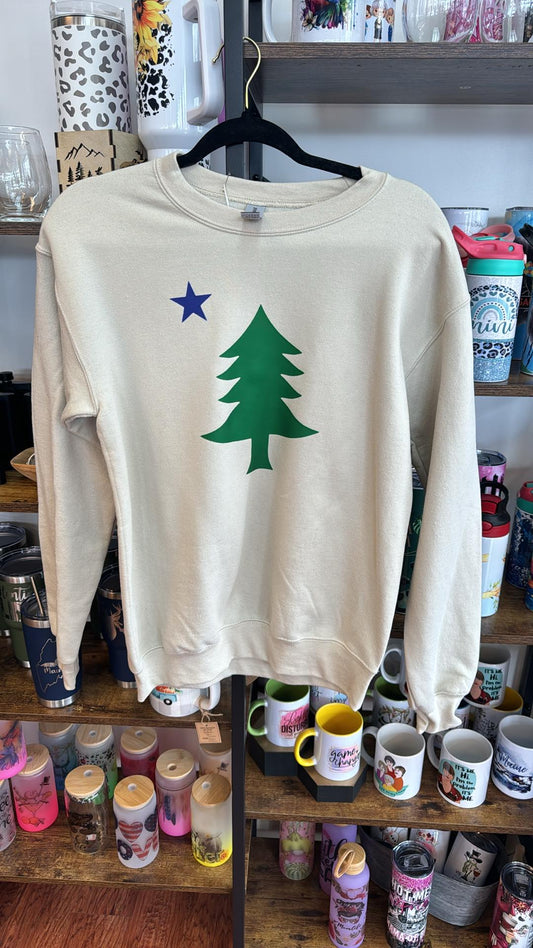 1901 Maine Flag Crewneck