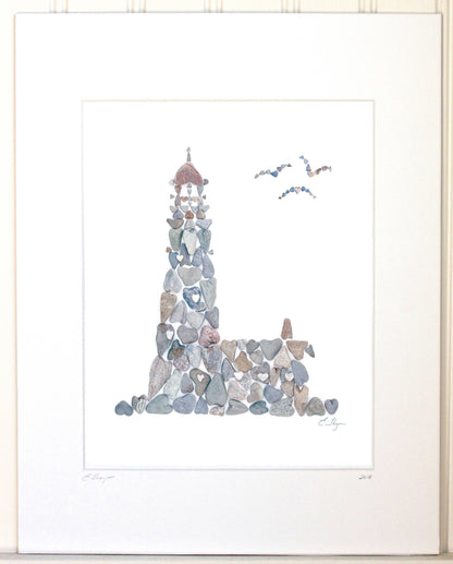 Coastal art | Lighthouse art print