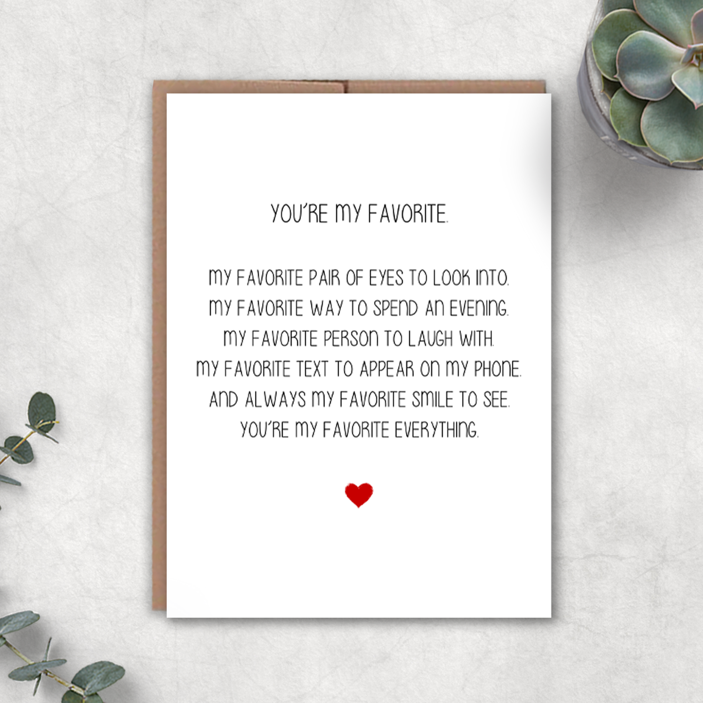 You're My Favorite Card