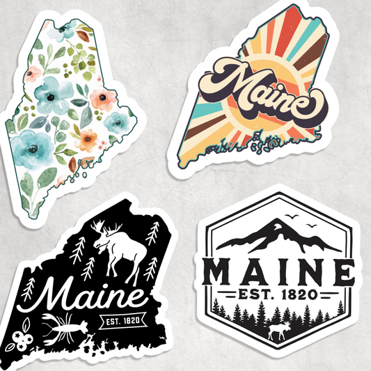 Maine Stickers