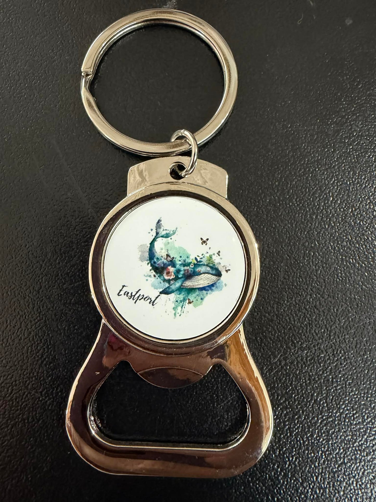 Maine themed keychain with bottle opener