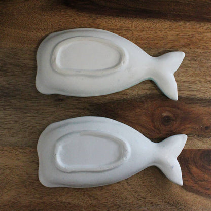 Ceramic Whale 6.25" Dish