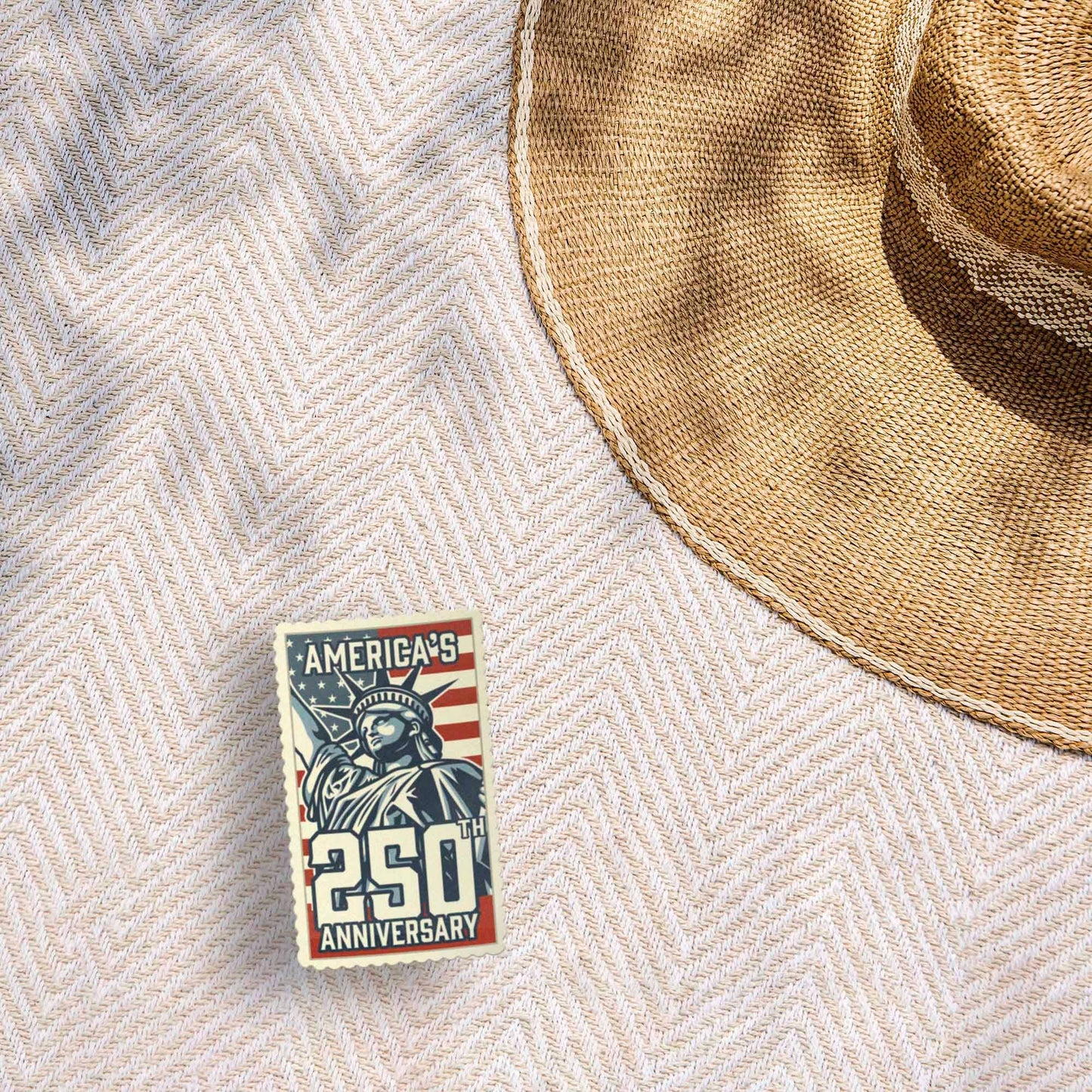 America's 250th Anniversary Stamp Sticker