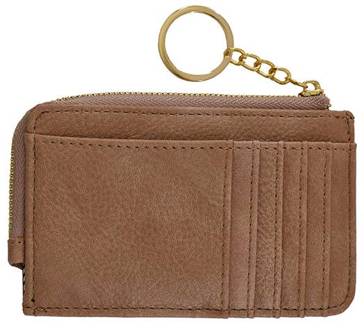Small Faux Leather Card Holder Wallet