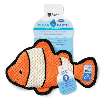 Clean Earth Recycled Plush Dog Toys - 100% Sustainable
