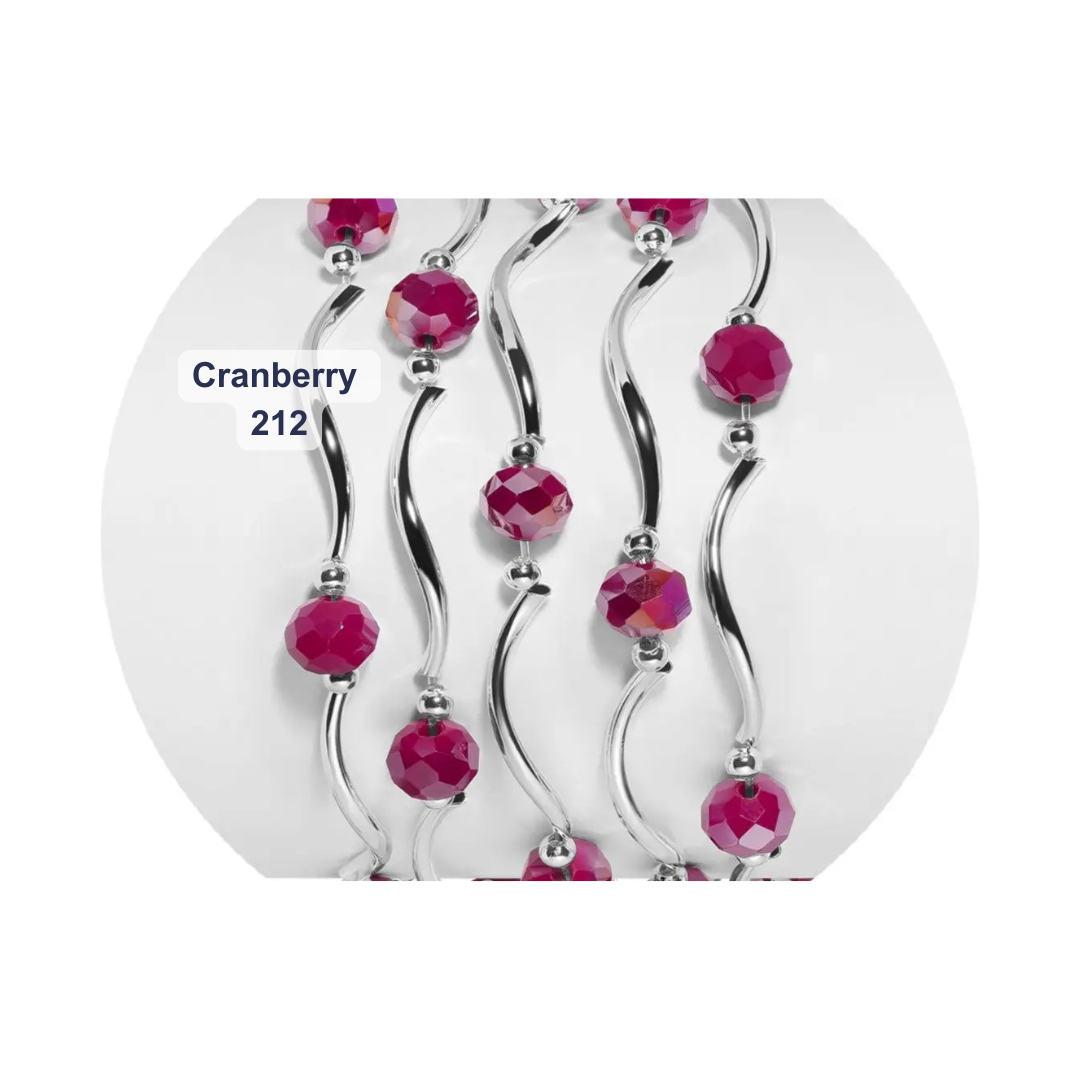 Classic Crystal Beaded Stretch Bracelets