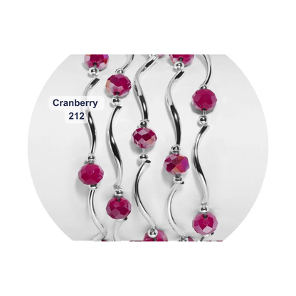 Classic Crystal Beaded Stretch Bracelets