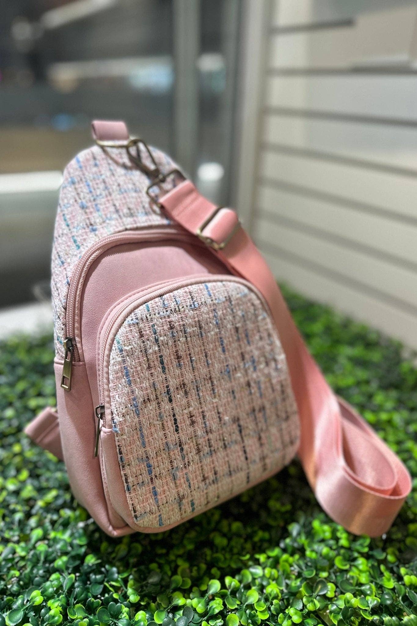 Tweed Sling Bag