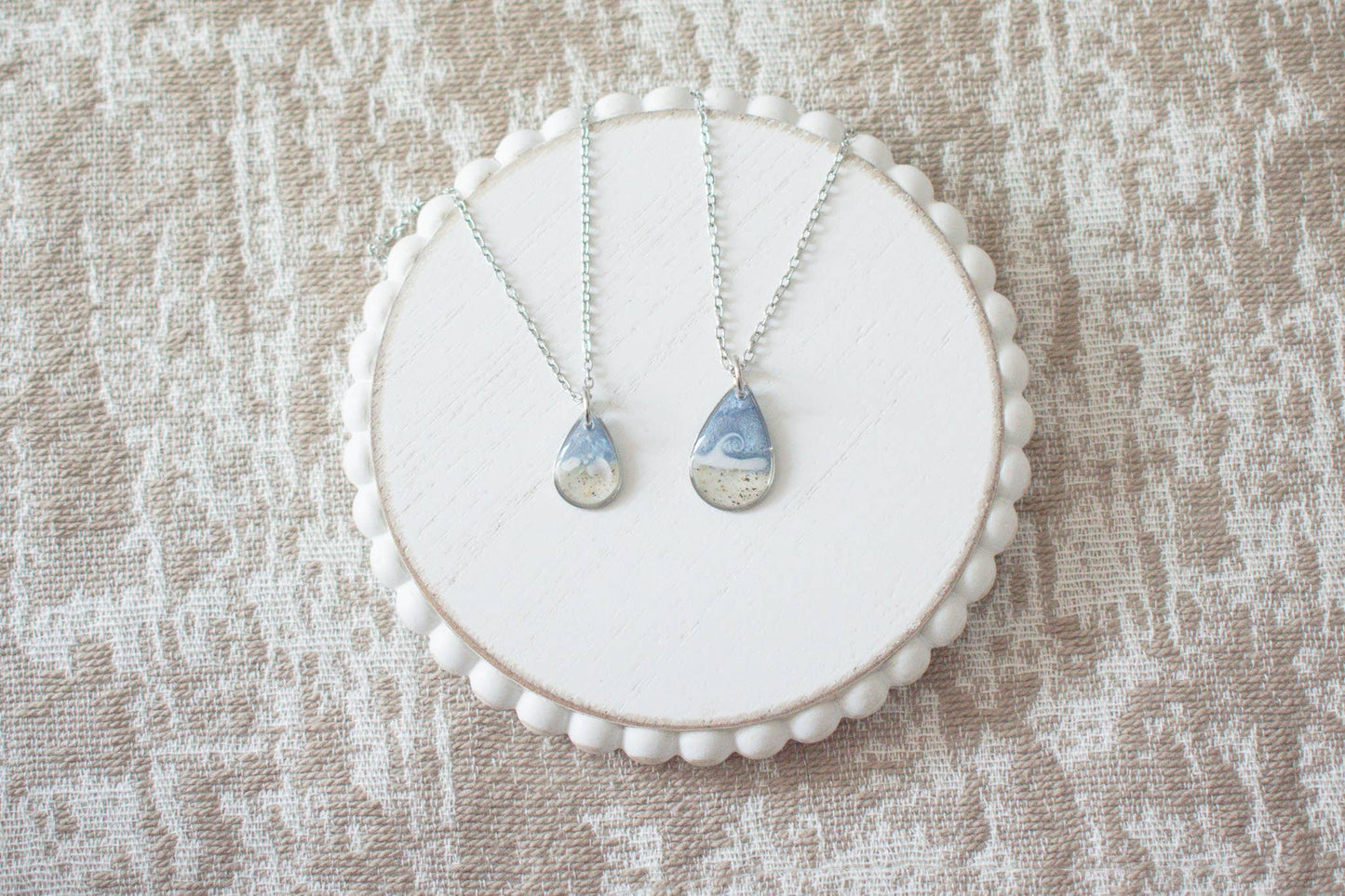 Custom  Gold Sand Necklaces