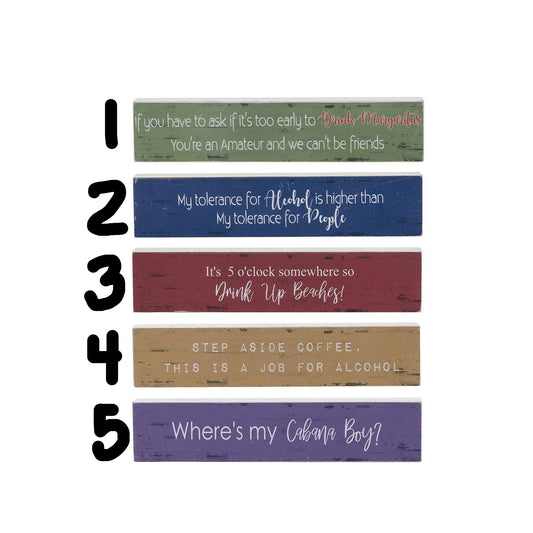 Wooden Sassy Summer Signs
