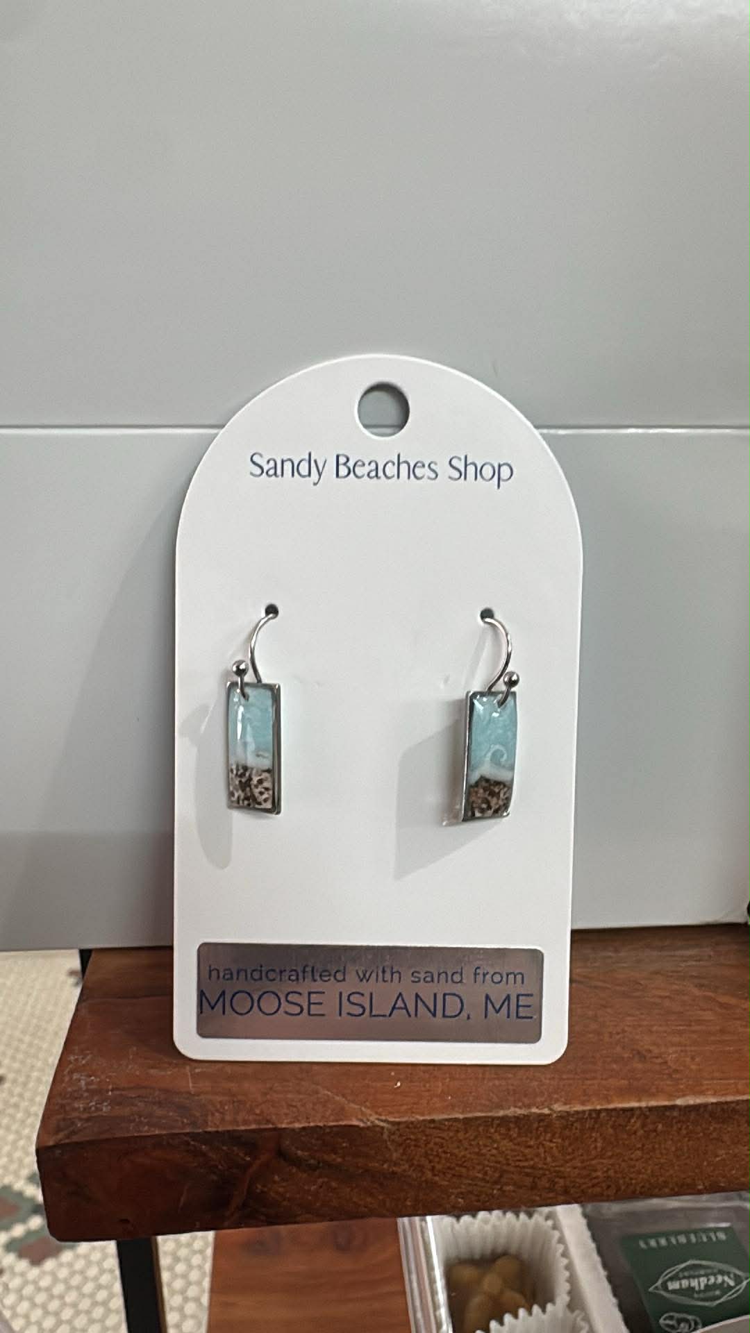 Custom Sand Dangles Silver