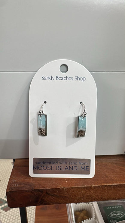 Custom Sand Dangles Silver