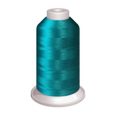 Embroidered Sage Tea Towel Flour Sack