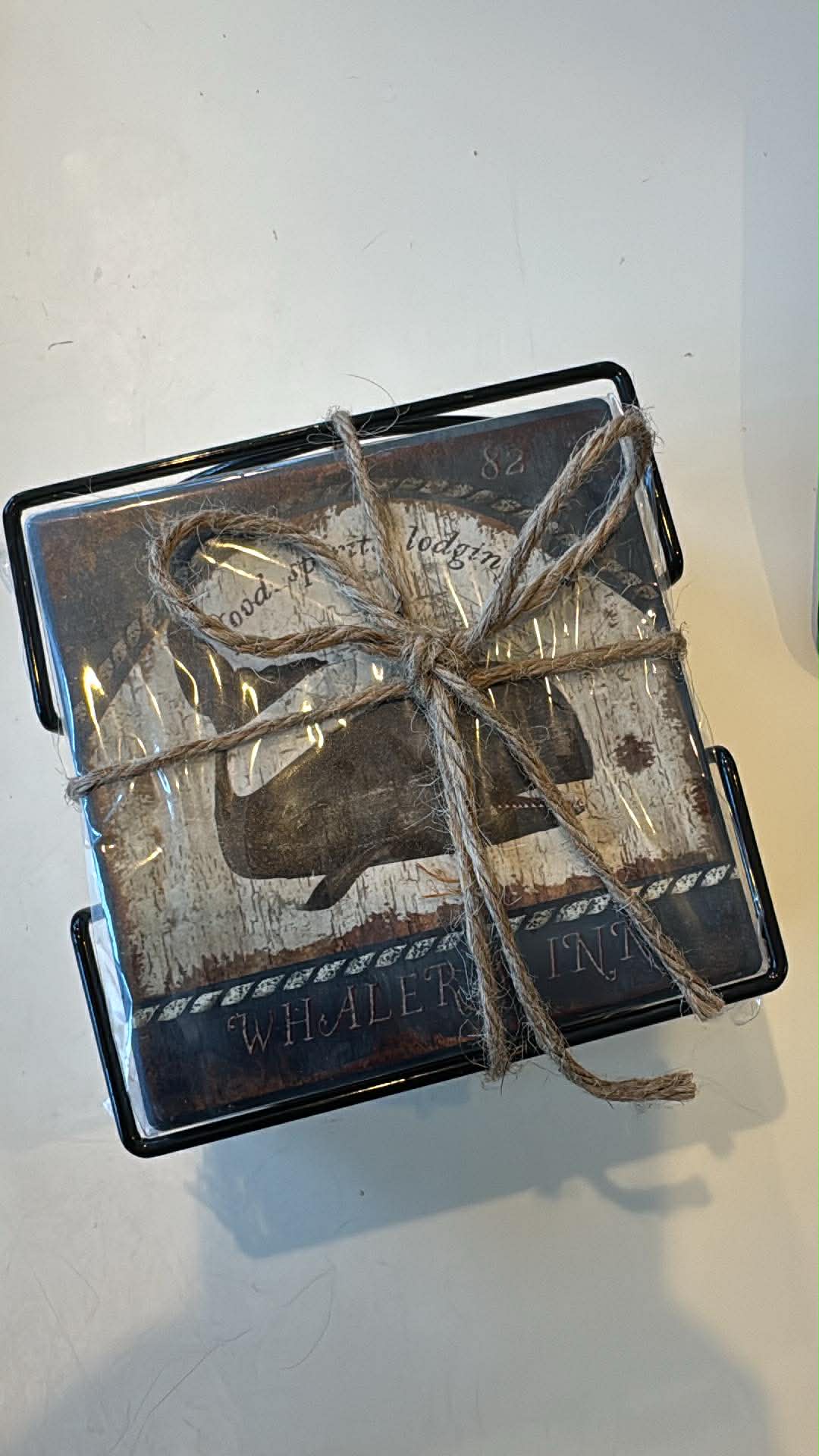 Set of 4 Ceramic Coasters