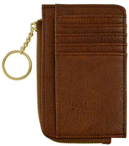 Small Faux Leather Card Holder Wallet