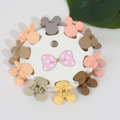 Lovely Daisy and Bow Tie Tiny Hair Claw Clips