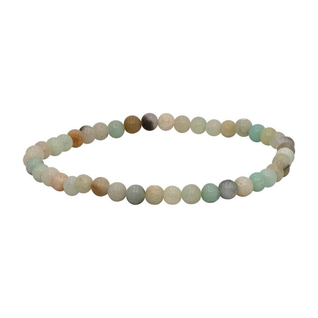 Mini Gemstone Beaded Stretch Bracelets