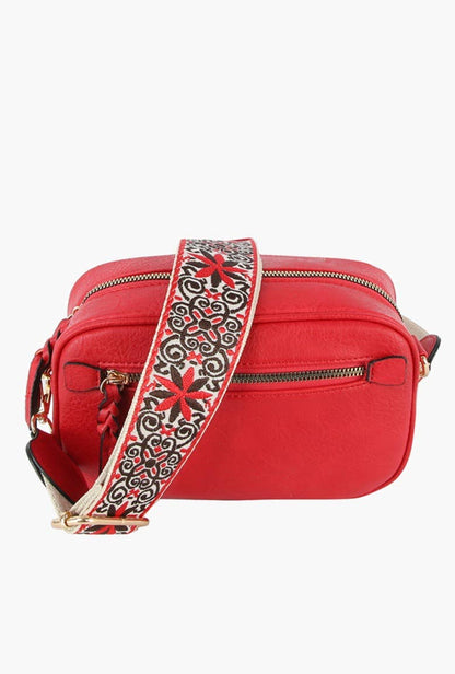 Boho Guitar Strap Women's Crossbody Bag