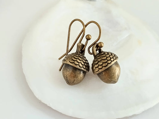 Acorn or Pine Cone Earrings