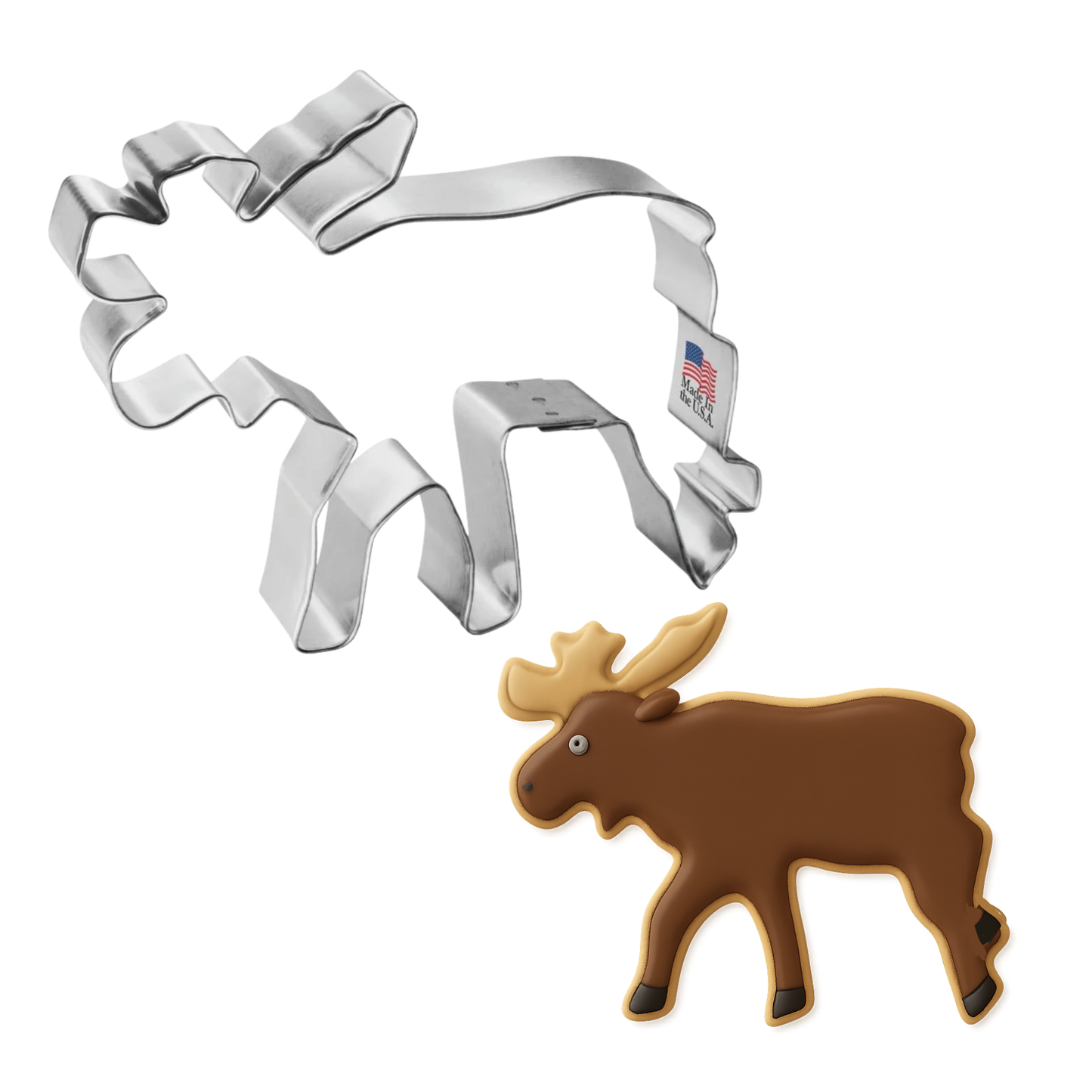 Moose Body Cookie Cutter 5"