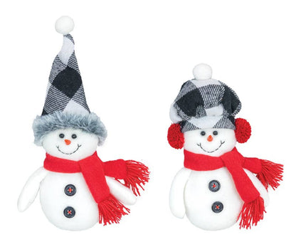 WINTER SNOWMAN ORNAMENT.