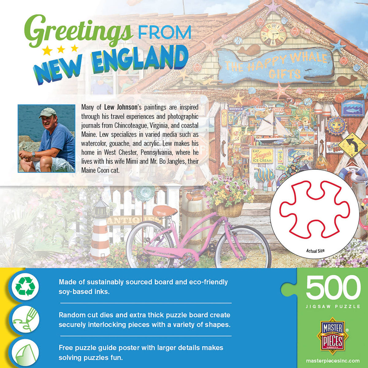 Greetings From New England - 500 Piece Puzzle